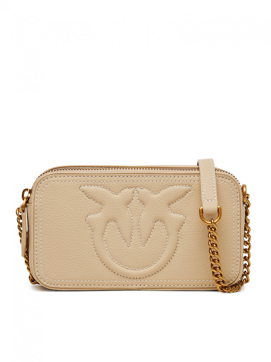 PINKO Kabelka Carrie Camera Case Mini 103799 A1LF Béžová